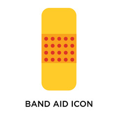 band aid icon on white background. Modern icons vector illustration. Trendy band aid icons