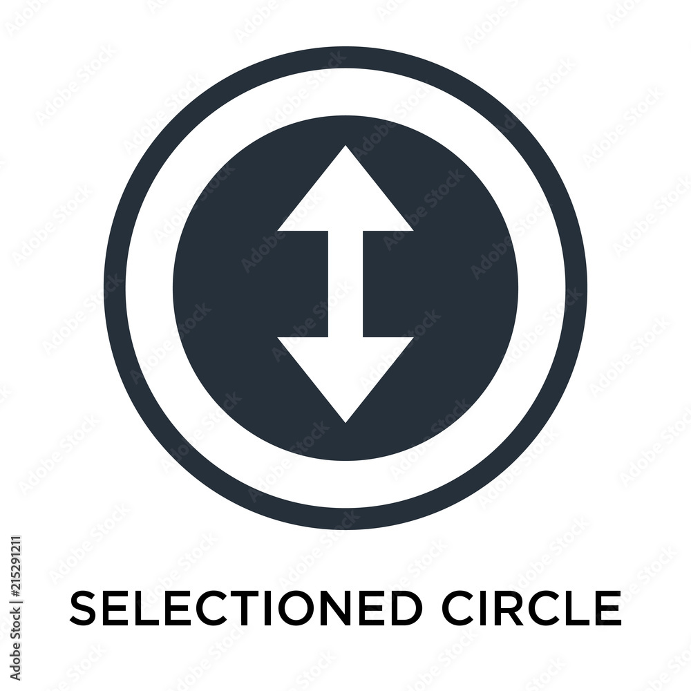 Aufkleber selectioned circle icon isolated on white background. modern and editable selectioned circle icon. s