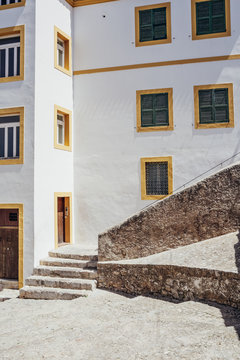 Facade of a mediterranean house