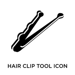 hair clip tool icon isolated on white background. Simple and editable hair clip tool icons. Modern icon vector illustration.