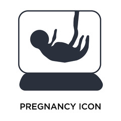 pregnancy icon isolated on white background. Simple and editable pregnancy icons. Modern icon vector illustration.