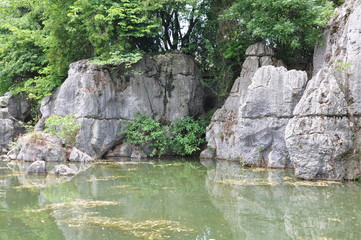 Stone forest Shilin. Kunming, China