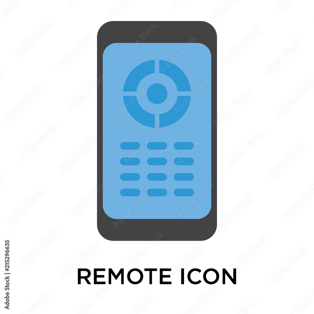 Poster remote icons isolated on white background. modern and editable remote icon. simple icon vector illus