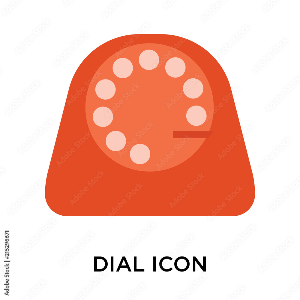 Poster dial icons isolated on white background. modern and editable dial icon. simple icon vector illustrat