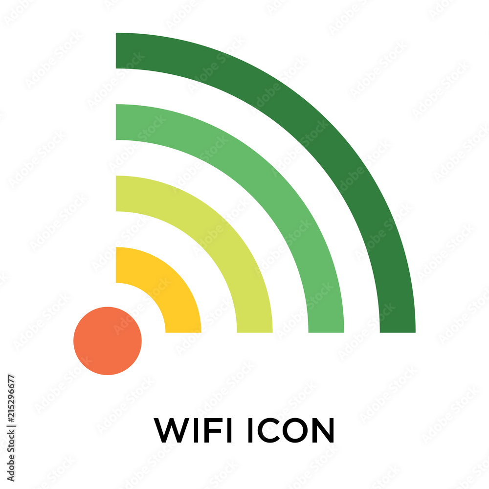 Poster wifi icons isolated on white background. modern and editable wifi icon. simple icon vector illustrat