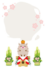 2019年　亥　年賀状