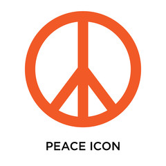 peace icon on white background. Modern icons vector illustration. Trendy peace icons