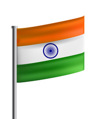 India flag as symbol of indian  independance