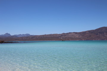 Obraz premium Loreto Bay Baja California Sur, Coronado blue sea