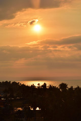 Sunset in Cuba, the Atlantic ocean (2)