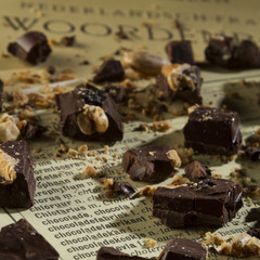 Chocolate and letters 