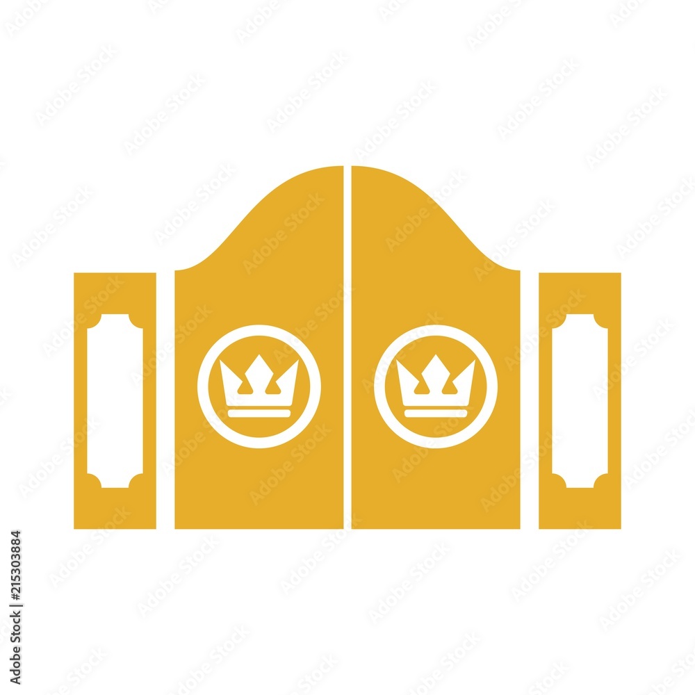 Sticker gate logo. door icon. entrance symbol. vector eps 08.