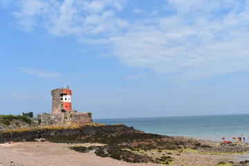 Fototapeta na wymiar Lighthouse. Jersey, Channel Islands, UK, Europe