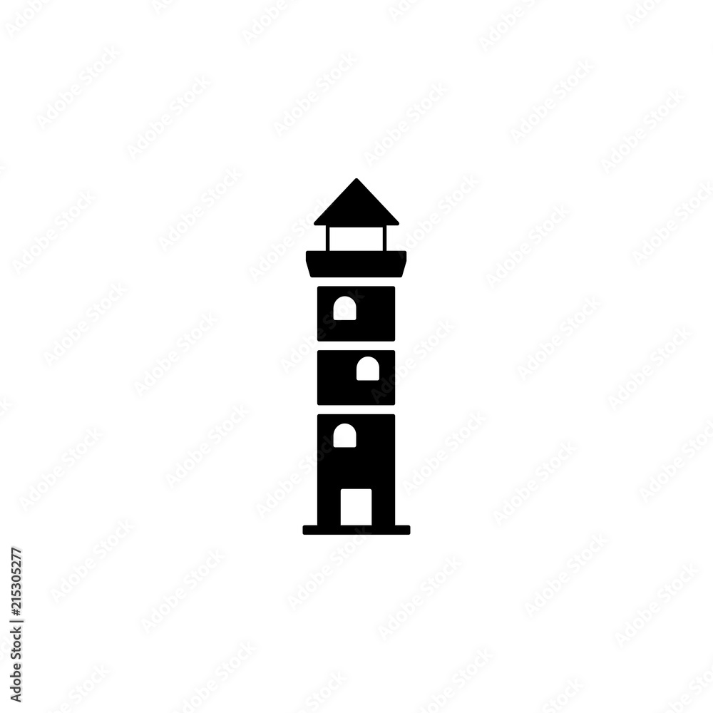 Poster lighthouse icon. element of building icon for mobile concept and web apps. detailed lighthouse icon 