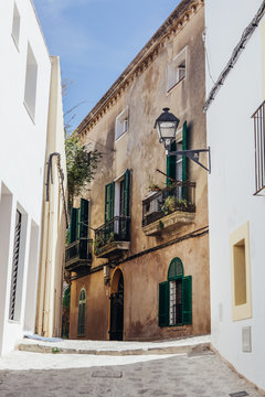 Facade of a mediterranean house