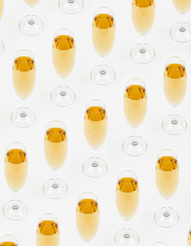 Champagne glasses background