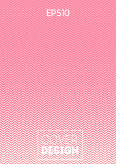 Minimal geometric cover, vector trendy retro corporate identity design. Glitch neon music party blend background. Blend minimal futuristic cover, linear corporate identity, trendy stripes ad banner.