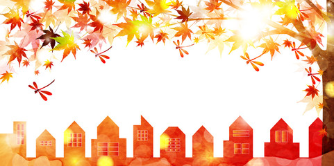 ビル　建物　秋　背景 © J BOY