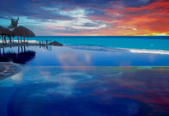 Clouds Reflected in Blue Pool
