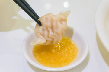 Dumplings are a traditional staple food for Chinese food.