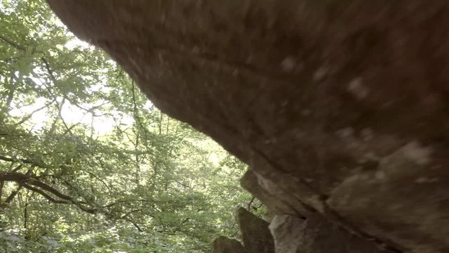 Close up shot of rocks