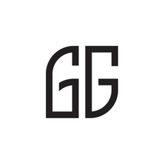 two letter monogram logo