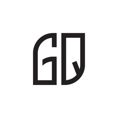 two letter monogram logo