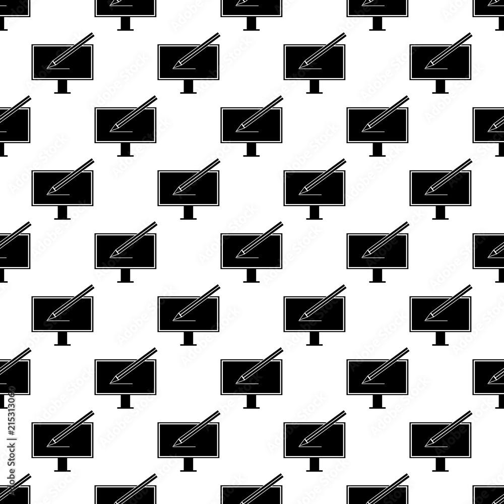 Poster web design icon in pattern style