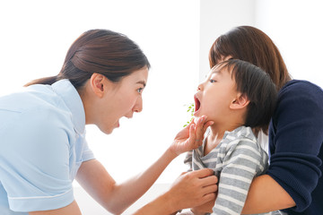 歯医者さんと子ども