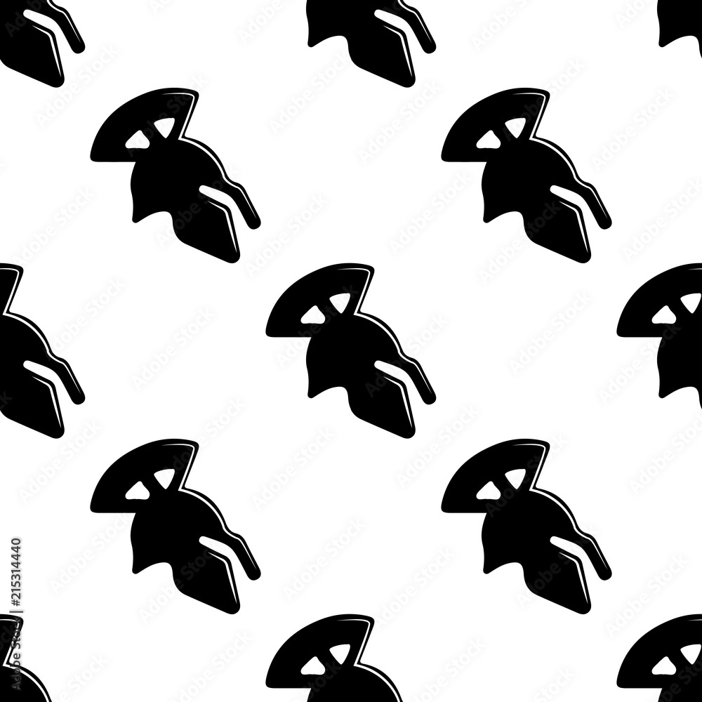 Poster roman helmet icon. element of fight icons for mobile concept and web apps. pattern repeat seamless r