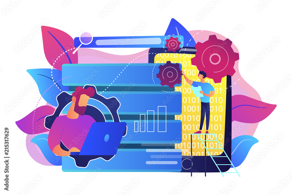 Poster developer using big data applications and tablet