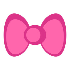 Isolated pink bowtie icon