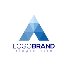 A letter logo vector element. letter logo template