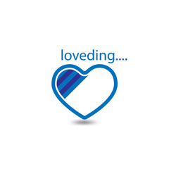 Obraz premium love vector progress loading bar, love loading icon, loading illustration