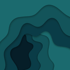 Abstract blue background with waves. Abstract wavy background. 