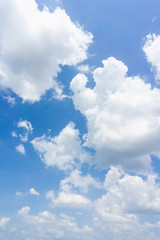 Blue sky natural background.