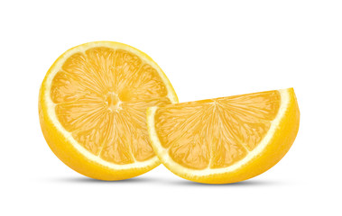 lemon isolated on white background