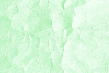 Light green crumpled paper texture