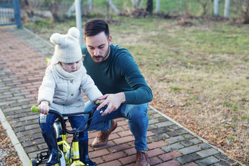 Learning to ride a bike