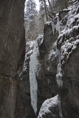 Partnach klamm in garmisch germany