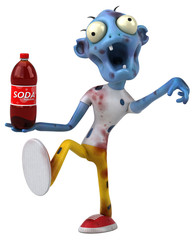 Fun zombie - 3D Illustration