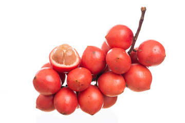 Burmese grape or Rambai ,Thai native fruit name in thai is 