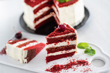 red velvet cake - Powered by Adobe