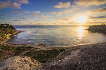Fototapeta na wymiar Lunada Bay at Sunset