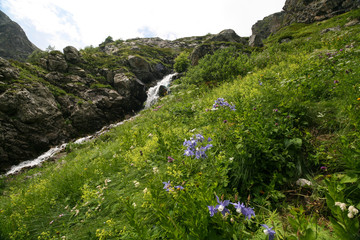 The view of the mountains of Arkhyz.