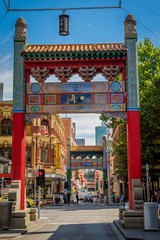 Little bourke street in Melbourne, Victoria, Australia