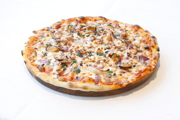 Pizza mit Meeresfrüchten