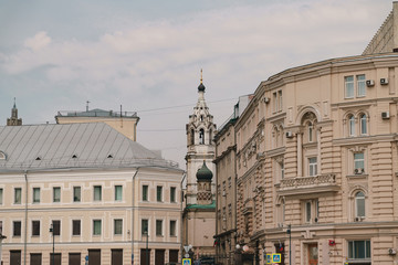 walk in Moscow, the streets of Moscow