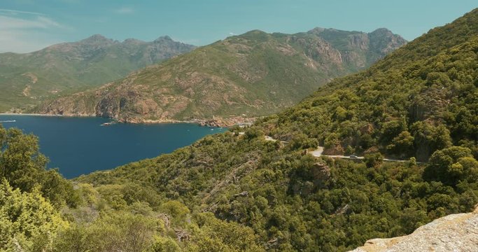 Blick auf Porto, Korsika