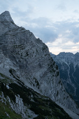 Fototapeta na wymiar totes gebirge mountains in alps in austria